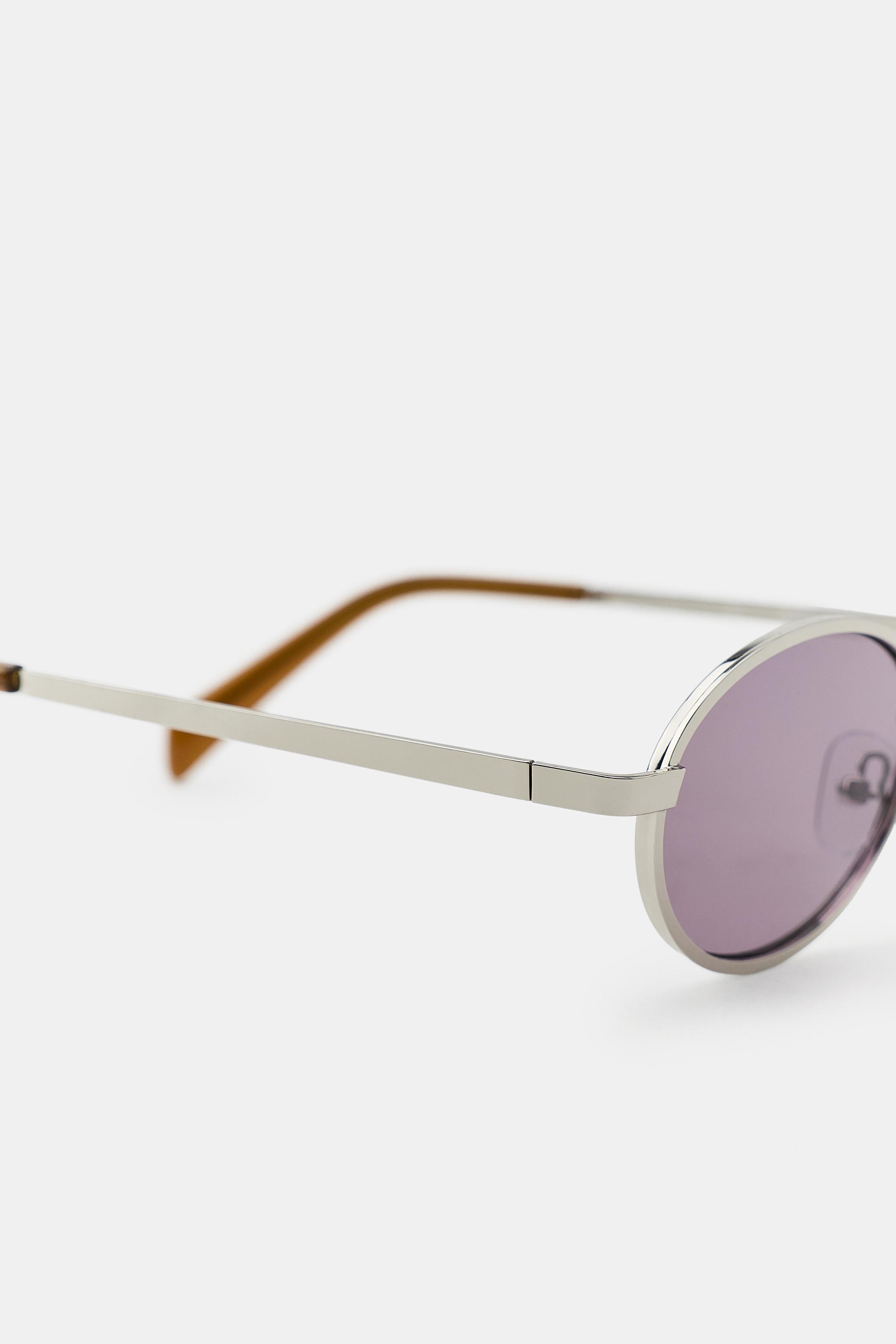 LUNETTES DE SOLEIL MÉTALLIQUES OVALES